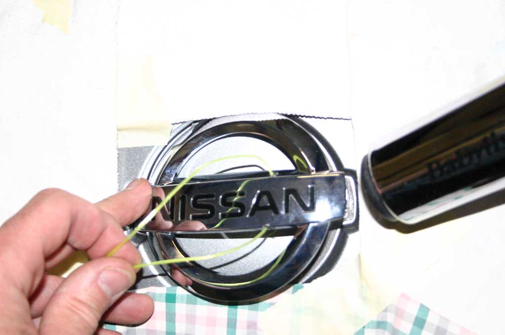 Nissan 350z badge removal #10